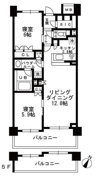 シャンピアグランデ深沢
ルーフバルコニー